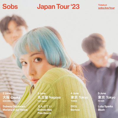 『Sobs Japan Tour 2023』開催決定！