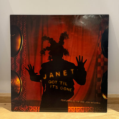 JANET FEATURING Q-TIP AND JONI MITCHELL / GOT 'TIL IT'S GONE (12")