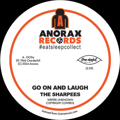 THE SHARPEES / GO ON AND LAUGH / TIRED OF BEING LONELY (7")