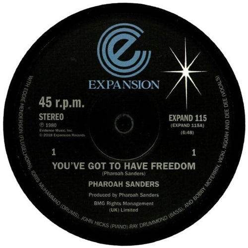 PHAROAH SANDERS / YOU'VE GOT TO HAVE FREEDOM / GOT TO GIVE IT UP (12")
