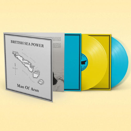 BRITISH SEA POWER / MAN OF ARAN (LTD / YELLOW & BLUE VINYL) (2LP)