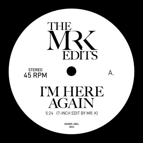 THELMA HOUSTON - THE ZOMBIES / I'M HERE AGAIN / TIME OF THE SEASON (EDIT BY MR.K) (7")