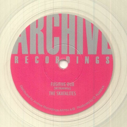 THE SKATALITES / FUGITIVE DUB (LTD / CLEAR VINYL) (7")