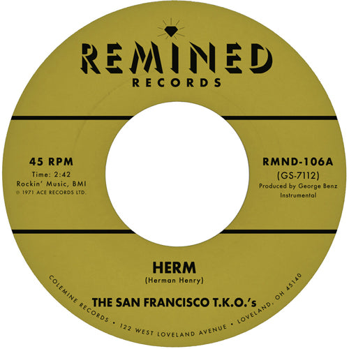 THE SAN FRANCISCO T.K.O.'S / HERM / OOH BABY BABY (7")