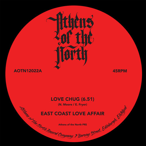 EAST COAST LOVE AFFAIR / LOVE CHUG b/w BDK / PURE SASS (12")