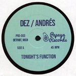 DEZ / ANDRES / TONIGHT'S FUNCTION / PEOPLE OF THE WORLD (12")【セール対象外】